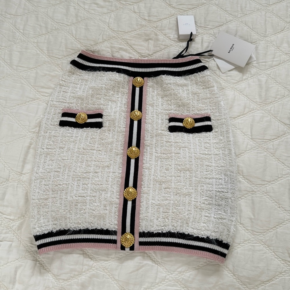 BALMAIN NEW skirt authentic 100%
